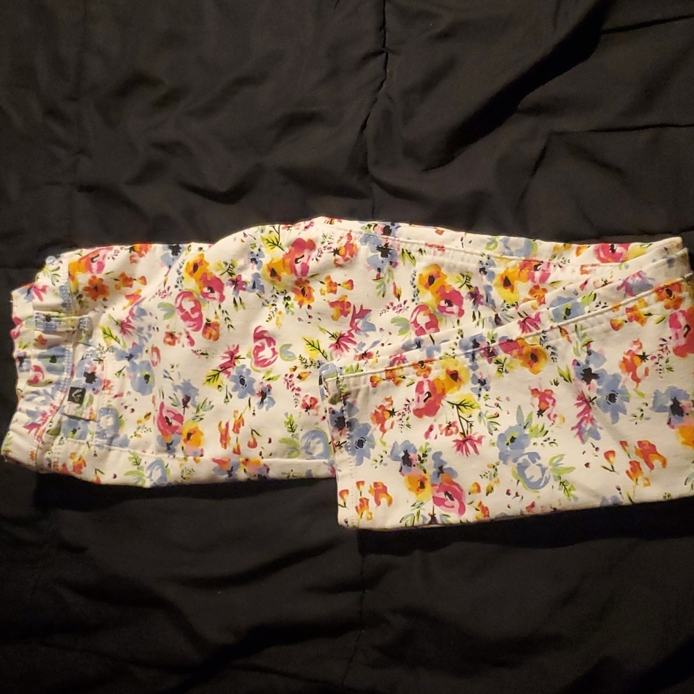 New youth 10/12 floral print jeggings